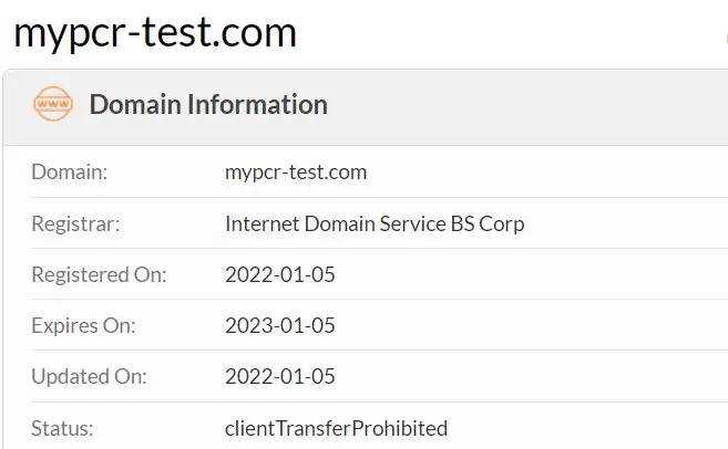 mypcr-test