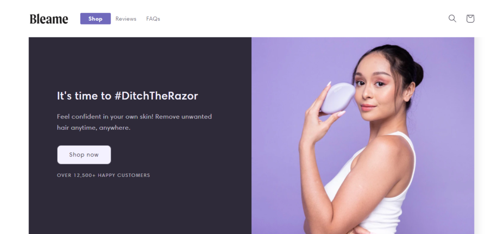 reviews of bleame hair removal