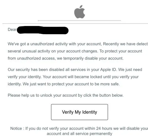 Apple Icloud Id Scam Text