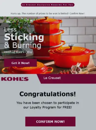 Facebook Le Creuset Ad Scam : r/LeCreuset