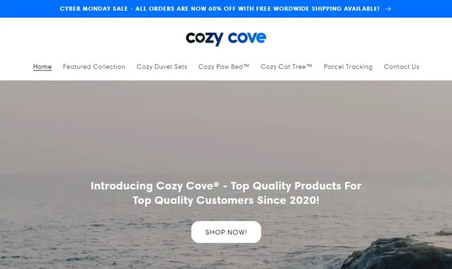 Cozycoveshop.com Reviews 2022:Scam Or Legit Store? Find Out!