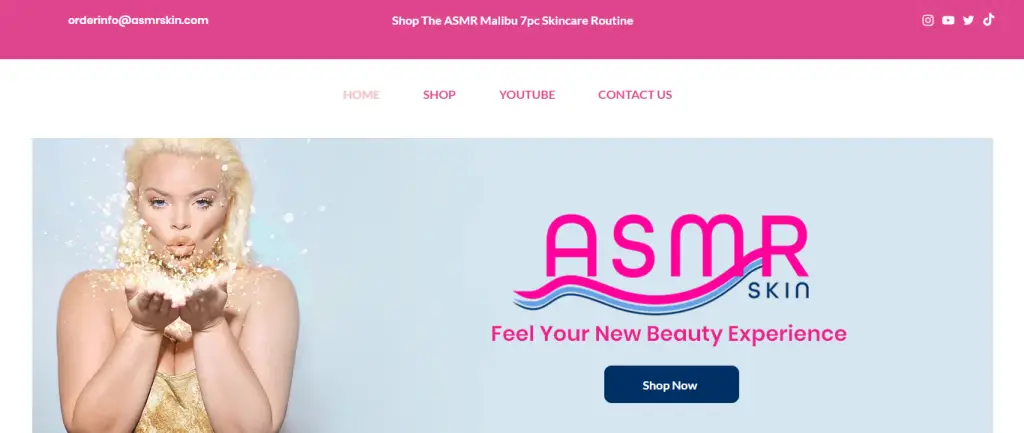 ASMR Skin Care