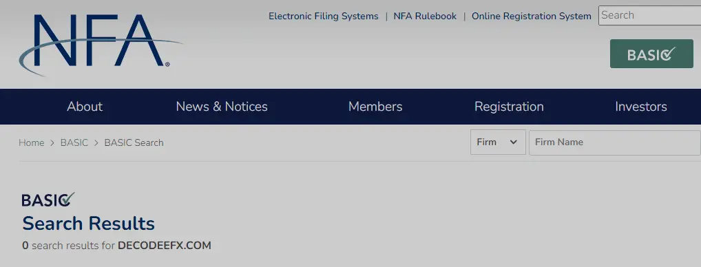 NFA Database