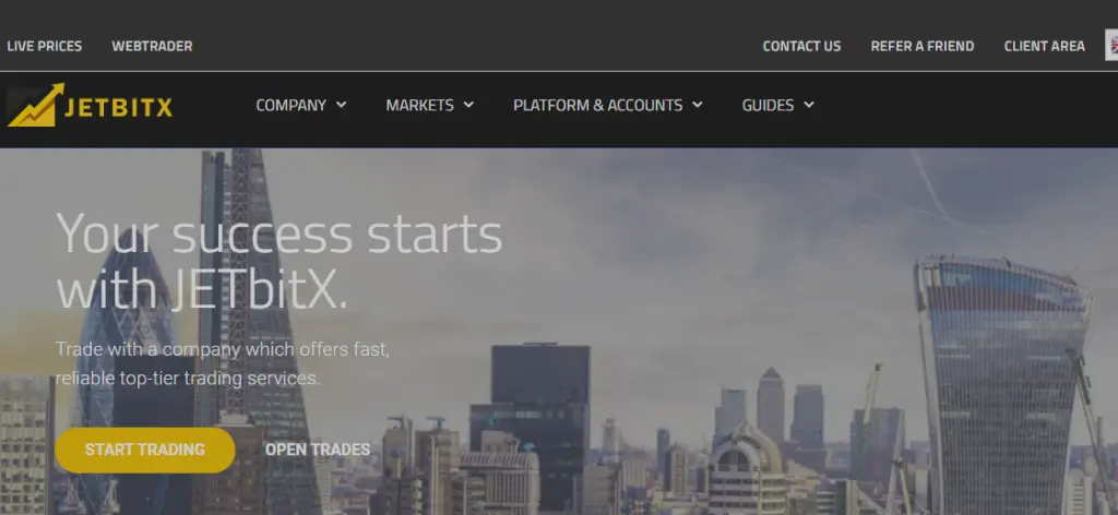 Jetbitx Homepage