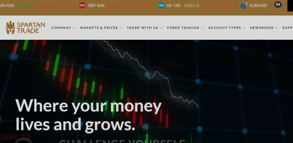 Spartan Trade Homepage