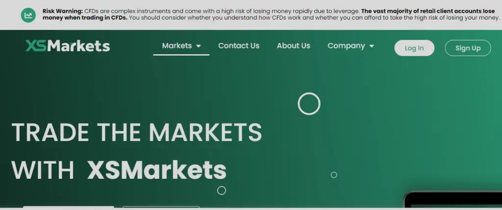 XSMarkets Homepage