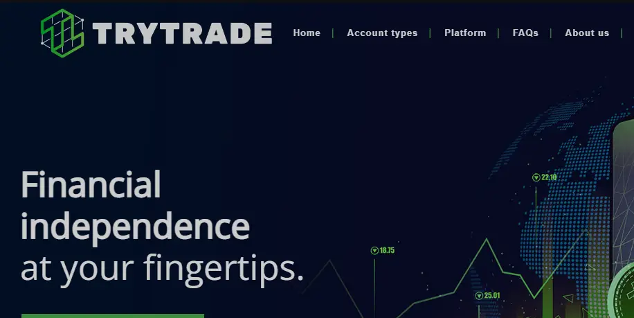 Trytrade Homepage