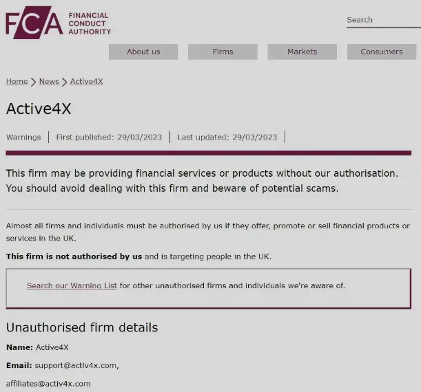 FCA Database