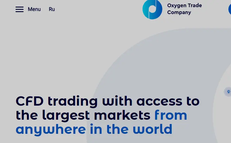 Oxygen Trade Company Homepage