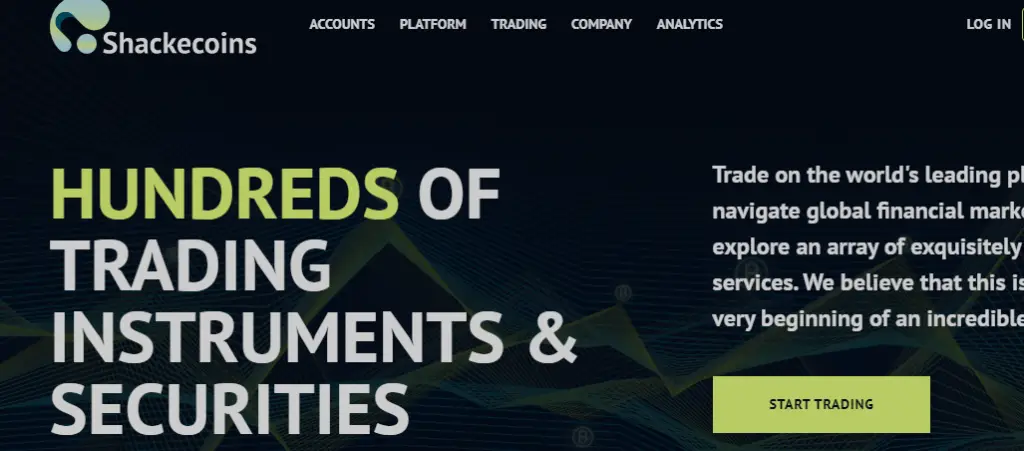 Shackecoins Homepage