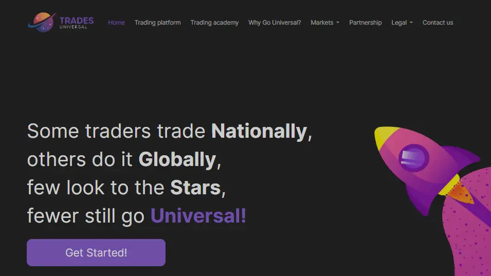 Trades Universal Homepage