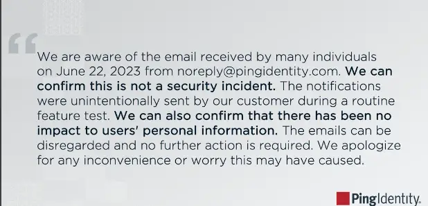 Ping Identity Email 2023: Is It A Scam? Find Out!
