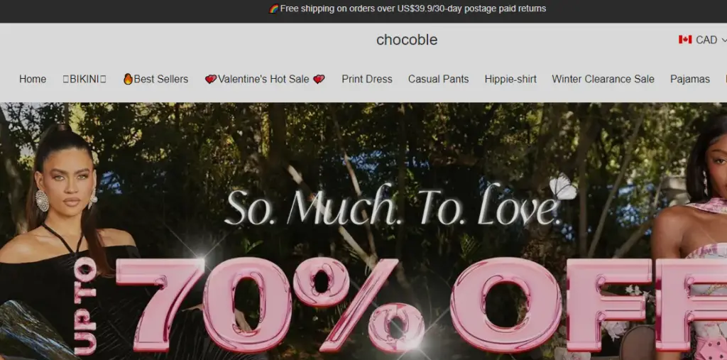 Chocoble Homepage