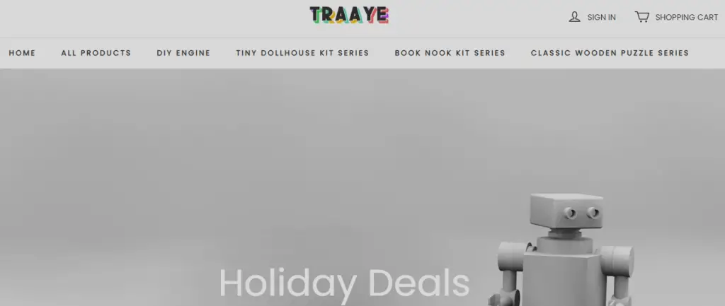 Traaye Homepage