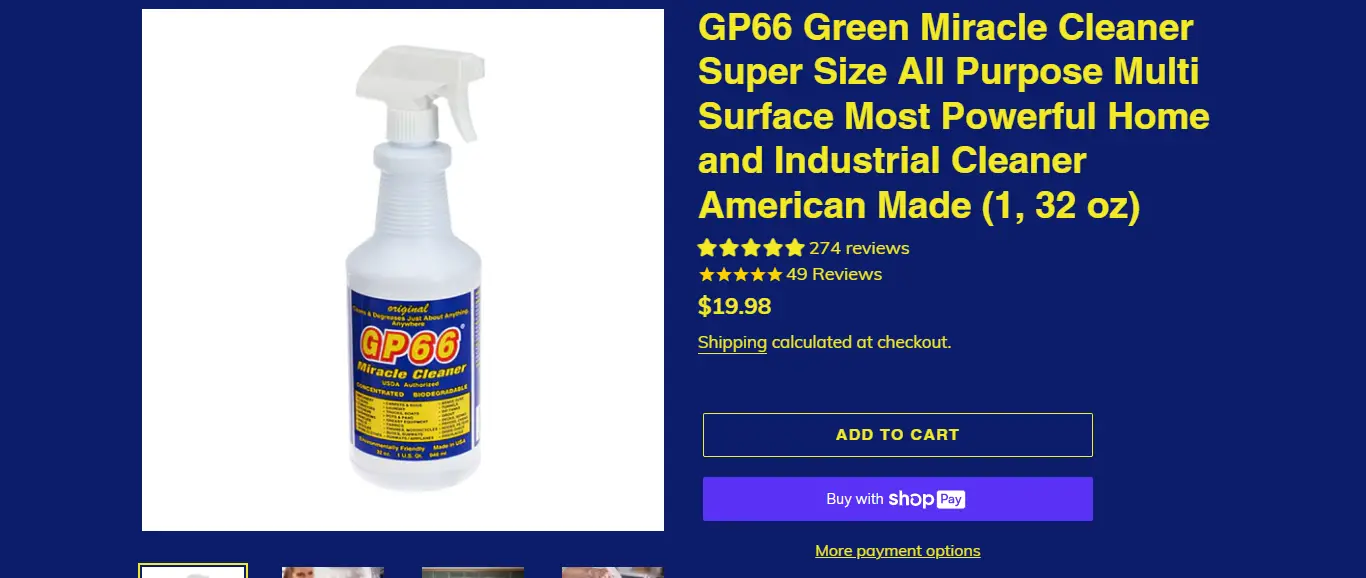 GP66 Miracle Cleaner