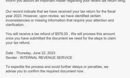 IRS Email Scam