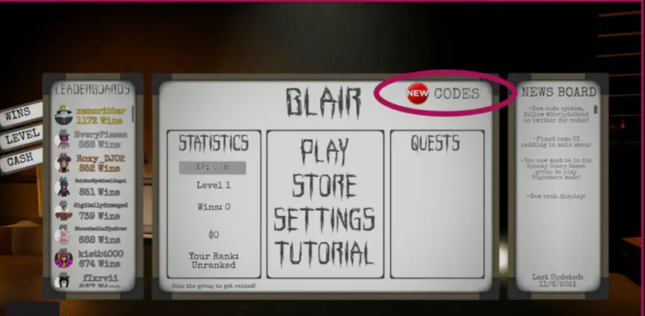 Blair Codes