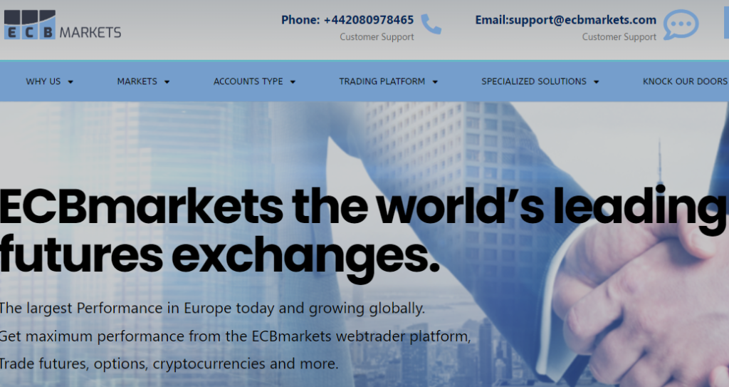 ECBmarkets Homepage