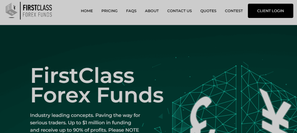 FirstClass Forex Funds Homepage