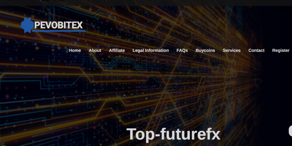 Pevobitex.com Homepage