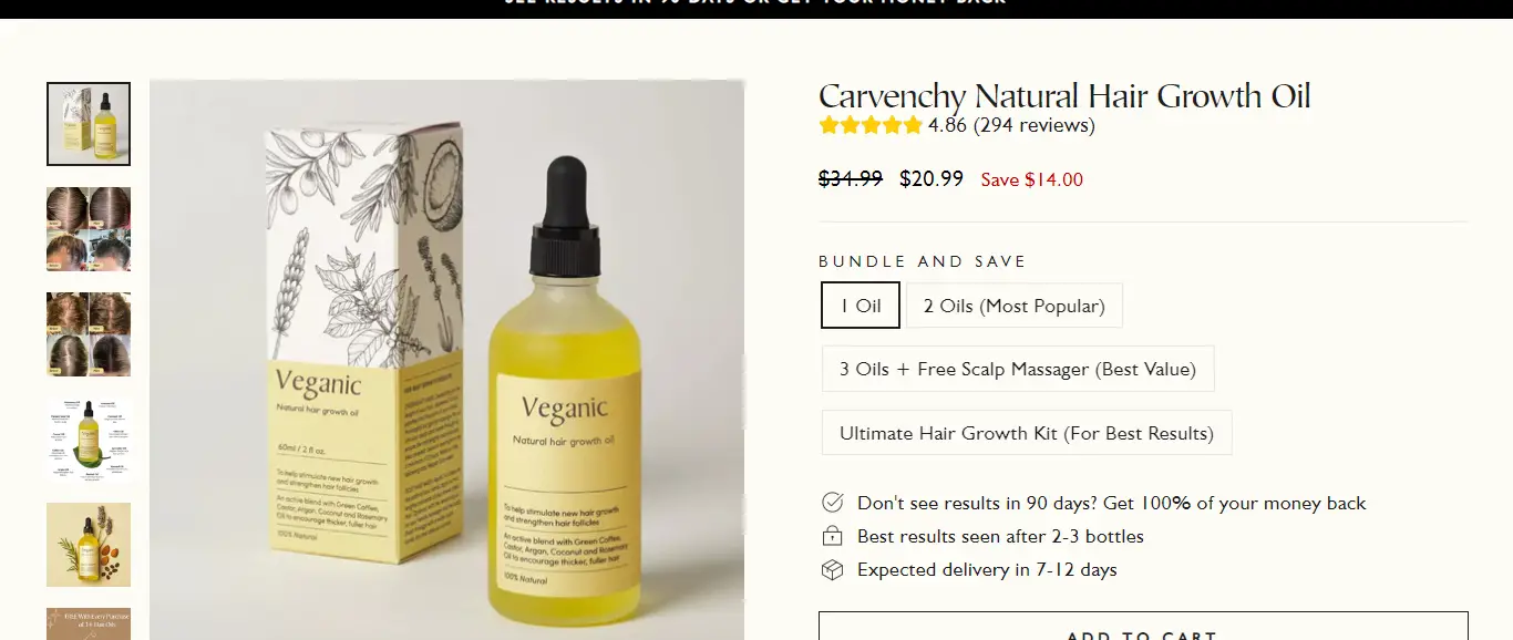 Veganic Hair Oil