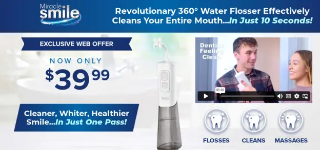 Miracle Smile Reviews - Do NOT Buy MiracleSmile Advanced Clean Water  Flosser Yet!