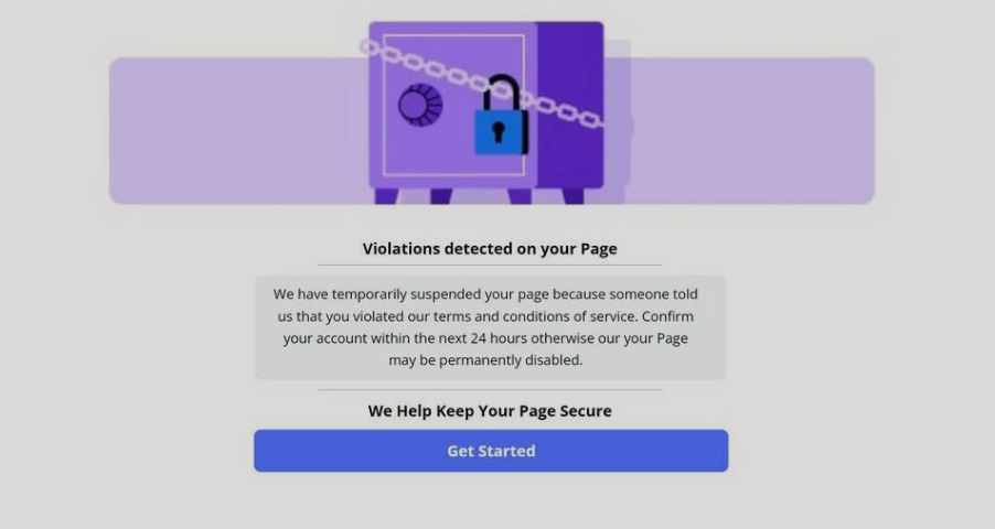 Facebook Grievance Reporting Aid Scam