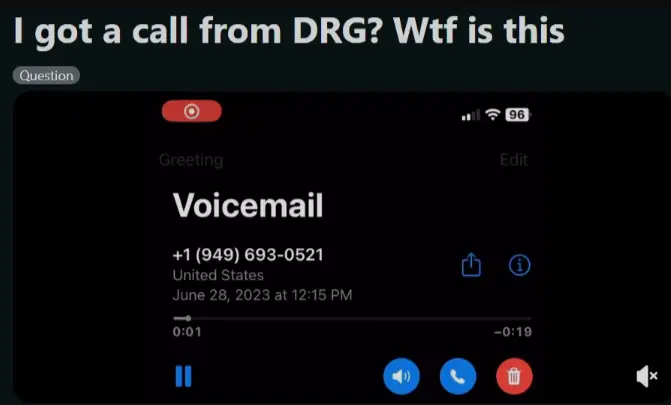 DRG Group Scam