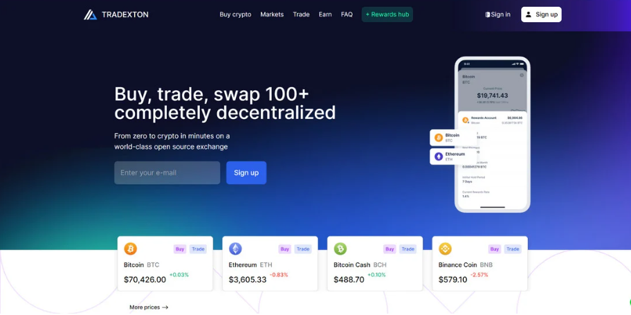 Tradexton.com Crypto